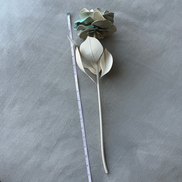 RARE NEW💙GOYARD💙Mon Amie La Rose Fleur Goyard Canvas and Leather Flower - Picture 8 of 10